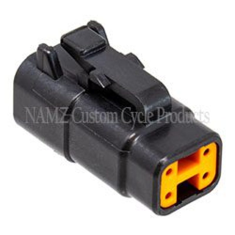 DTM 4-Position Connectors - Deutsch Dtm 4-Pos Plug Blk - Click Image to Close