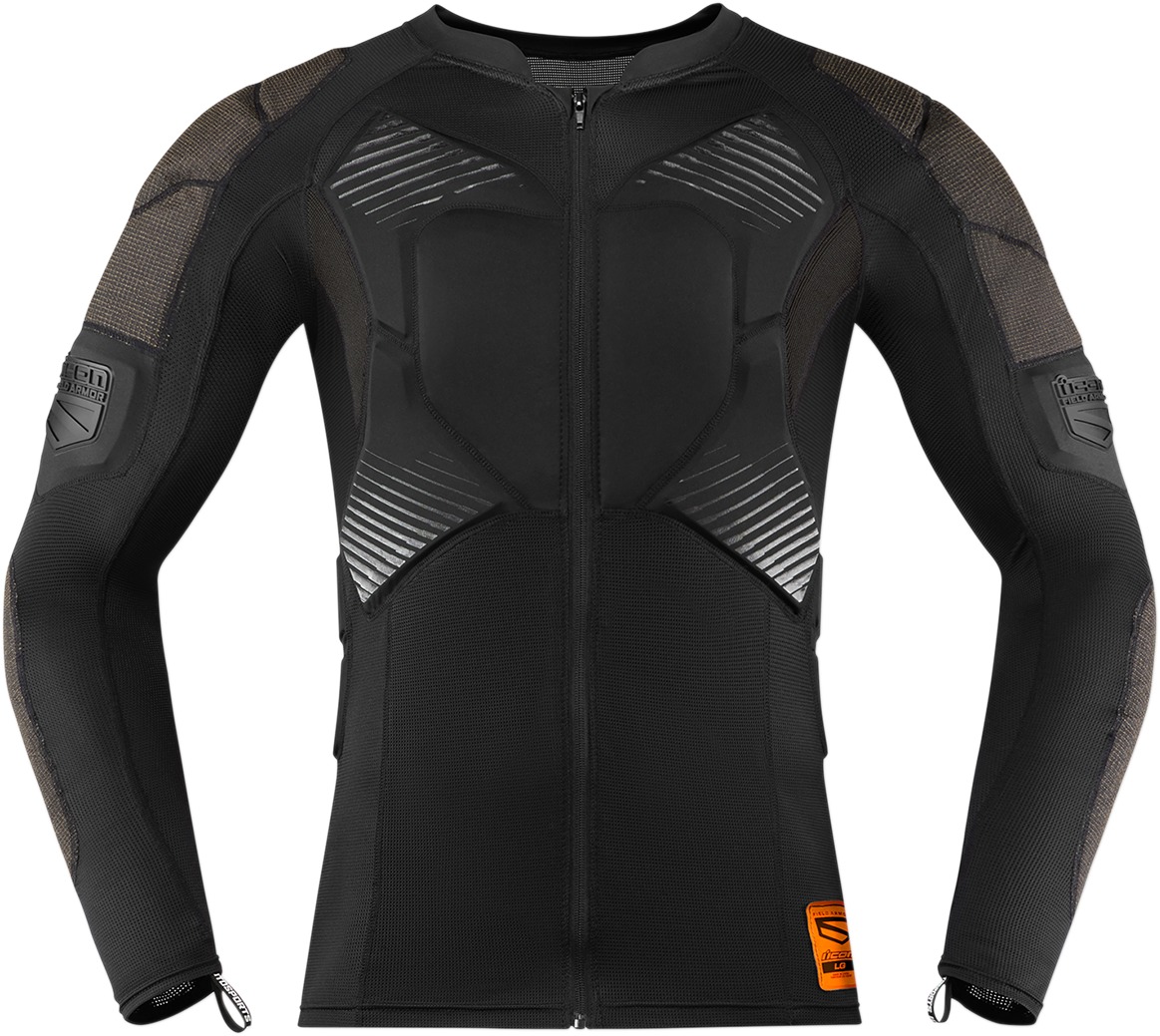 ICON Field Armor Compression Shirt Black - Medium - Compression shirt for added protection - Click Image to Close