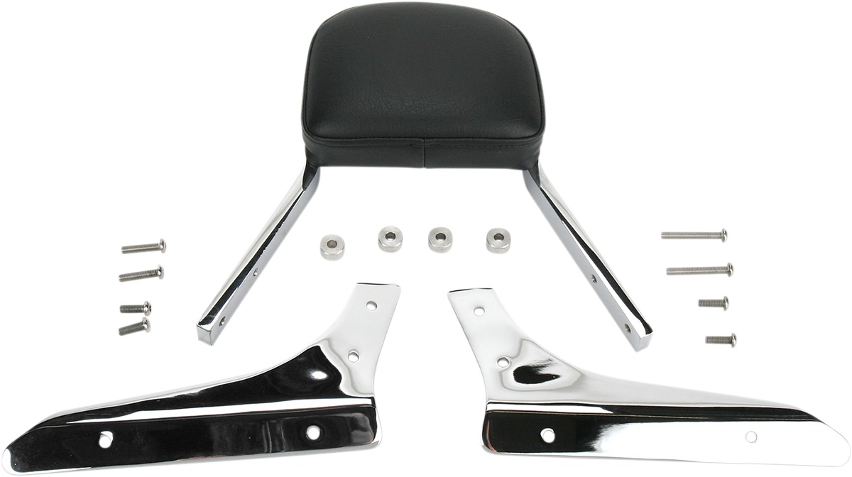 Mini Square 11" Sissy Bar Chrome - For Marauder Vulcan Mean Streak - Click Image to Close