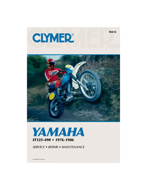 Shop Repair & Service Manual - Soft Cover - For 76-86 Yamaha IT125-490 - Click Image to Close