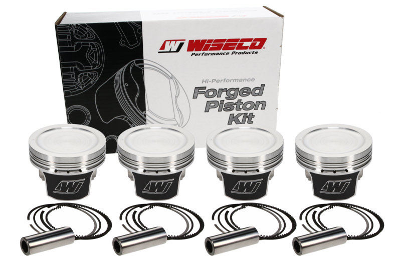 Wiseco Piston Kit 81.5mm Bore 8.5:1 CR Fits Volvo B5234T 2.3L 20V 850 - Click Image to Close