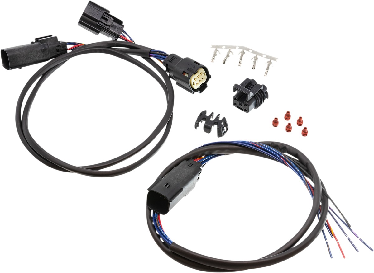 Plug-N-Play Complete Tour Pack Wiring Installation Kit - For 14-23 Street/Road Glide Models - Click Image to Close