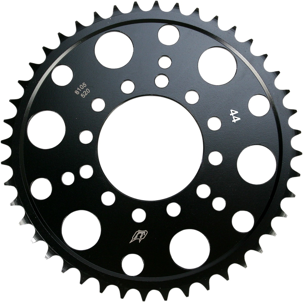 Steel 520 Rear Sprocket 46T - Black - For Kawasaki Ninja ZZR Z1000 - Click Image to Close