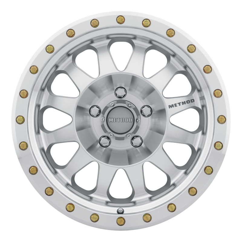 MR304 Double Standard 17x8.5 0mm Offset 5x5.5 108mm CB Machined/Clear Coat Wheel - Click Image to Close