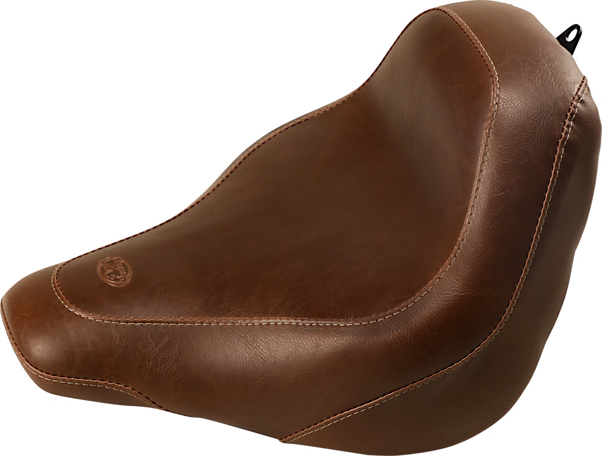 Tripper Smooth Wide Brown Solo Seat - For 18-19 HD FXBB Street Bob - Click Image to Close