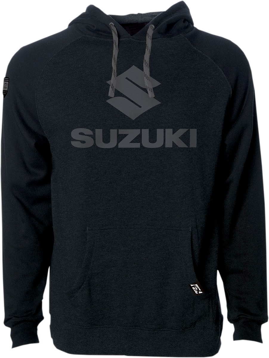 Men's Suzuki Shadow Hoody - Suz Shadow Hoody Blk 2Xl - Click Image to Close