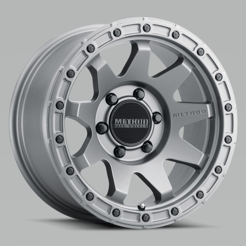 MR317 17x8.5 0mm Offset 6x135 87mm CB Matte Titanium Wheel - Click Image to Close