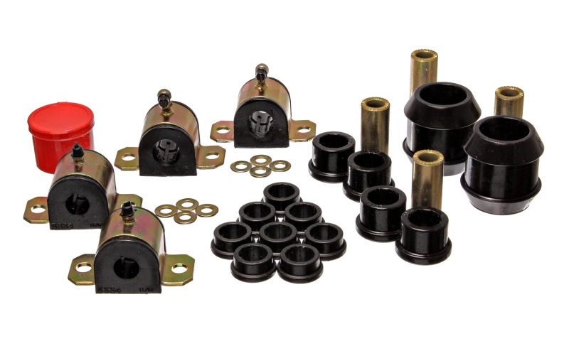 Black Hyper-Flex Master Bushing Set - For 00-05 Toyota Celica GT/GTS - Click Image to Close