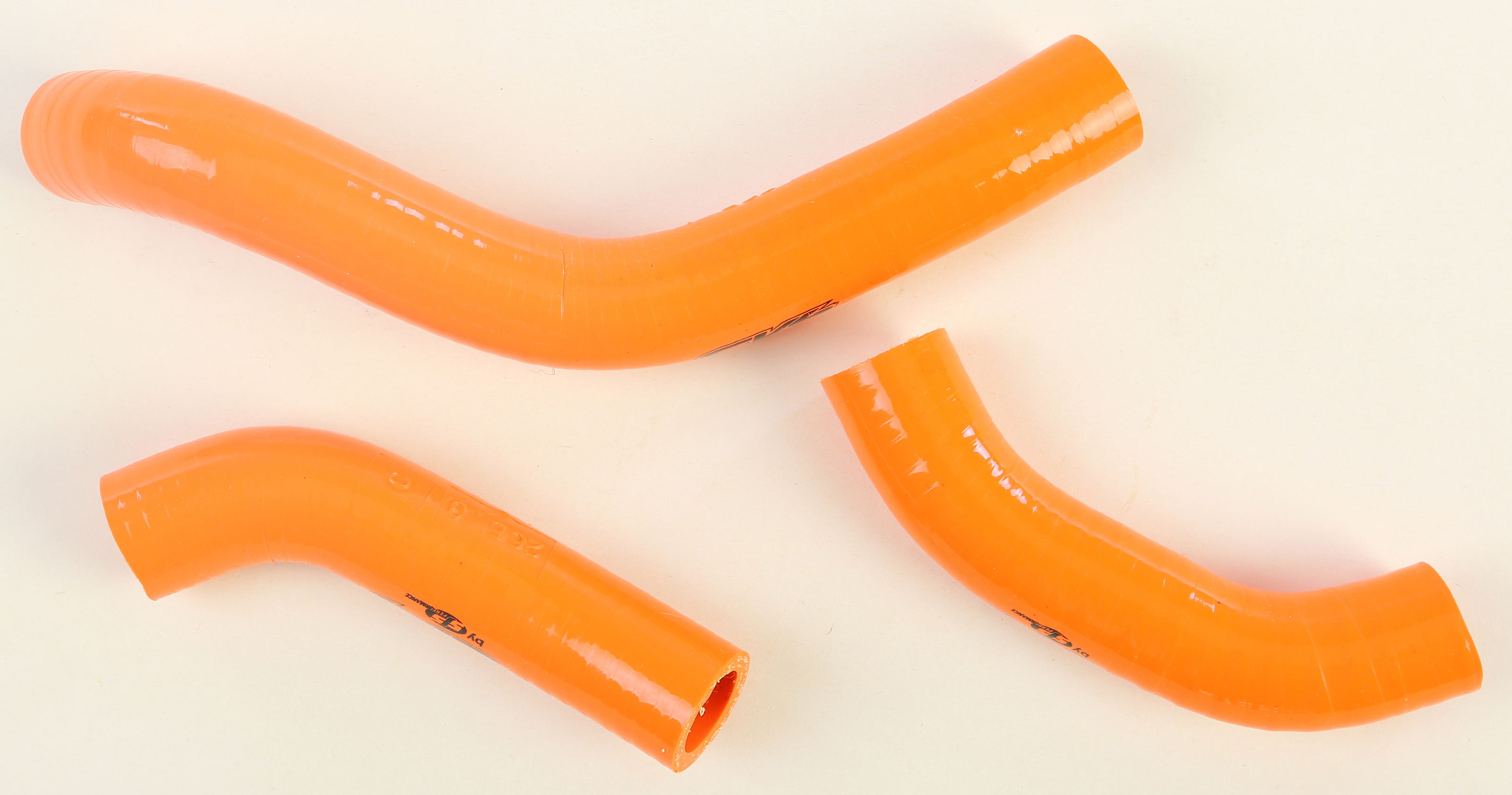 Radiator Hose Kit Orange - For 16-18 Husqvarna KTM 450 - Click Image to Close