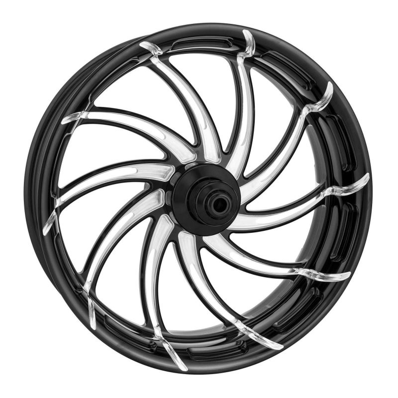 23x3.5 Single Disc Hub Forged Supra Wheel - Contrast Cut Platinum - Click Image to Close