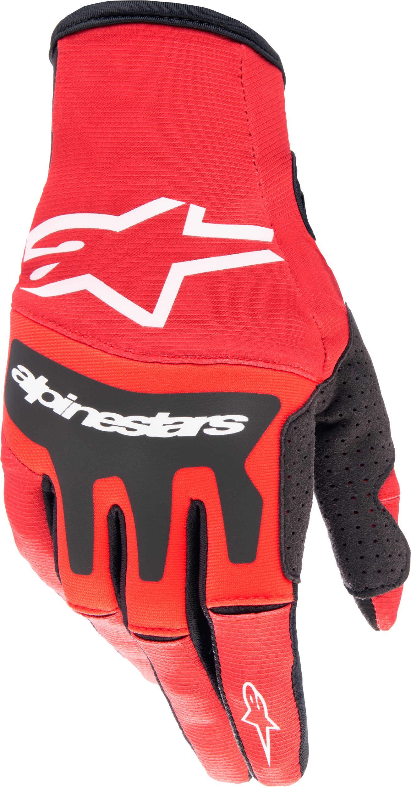 Mars Red/Black Techstar Gloves - Medium - Click Image to Close