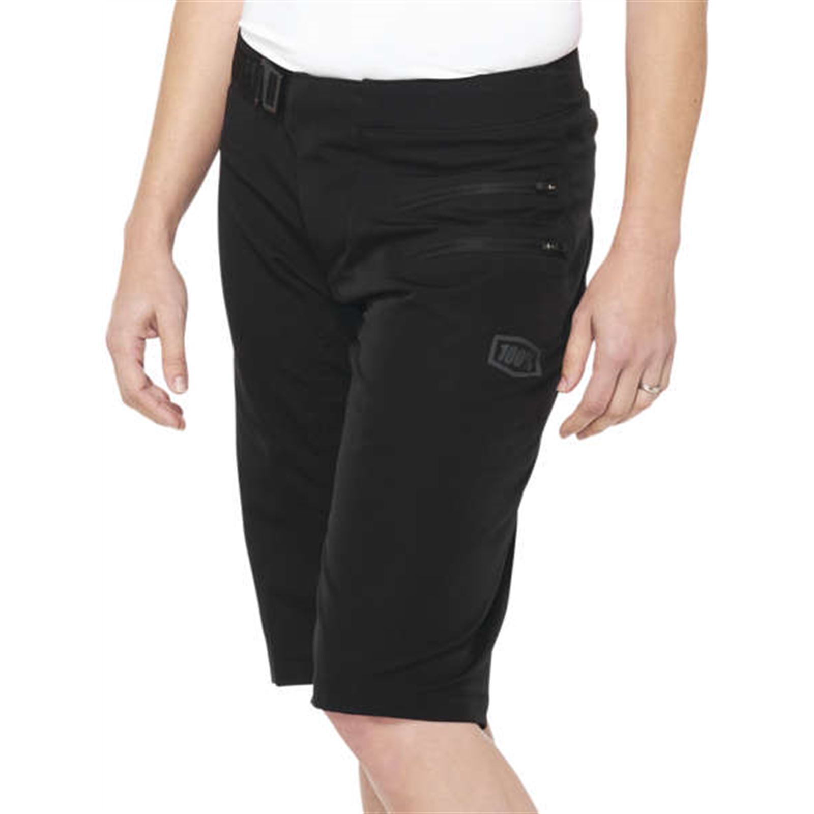 100% Women's Airmatic Shorts Black WXL - Click Image to Close