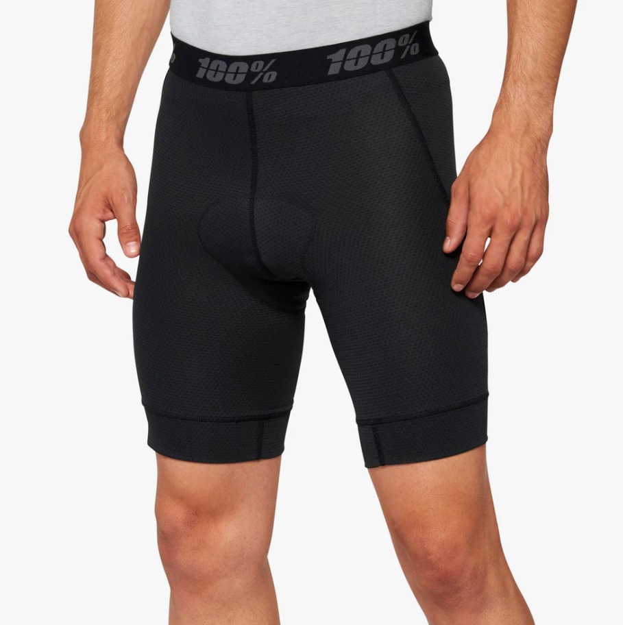 100% Ridcmp Black Shorts with Liner, Size 32 - Click Image to Close