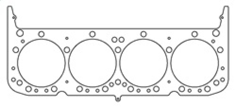 Chevy Gen-1 Small Block 4.100 in. Bore .030 in. MLS Headgasket (18 or 23 Deg. Heads) - Click Image to Close