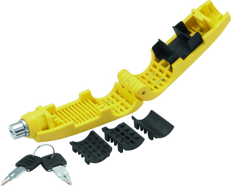 Bully Lock Bully Grip Lock - Yellow - Click Image to Close