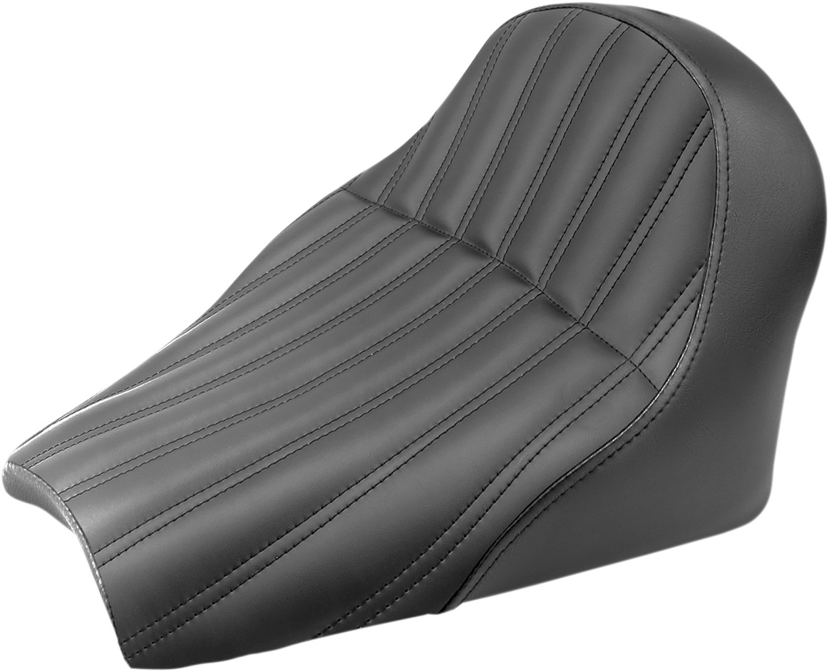 Renegade Knuckle Solo Seat Black Gel - For 18-19 Indian Scout Bobber - Click Image to Close