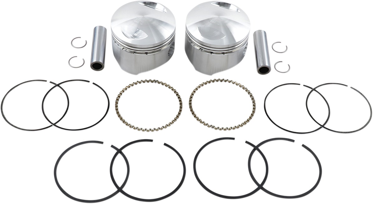 High Performance Forged Pro Lite Piston Kit - .020, 78-84 Shovelhead, Wisco - Click Image to Close