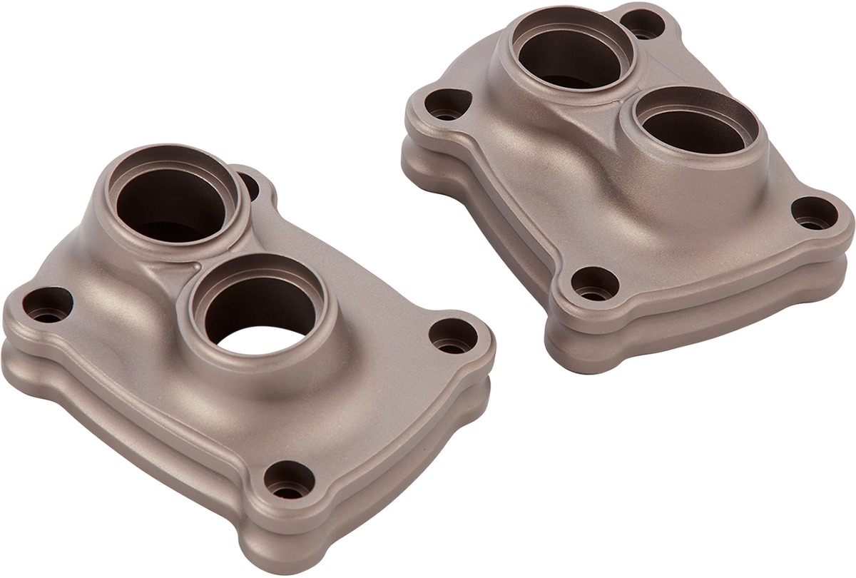 Arlen Ness 10-Gauge Tappet Block Covers Titanium Color - Click Image to Close