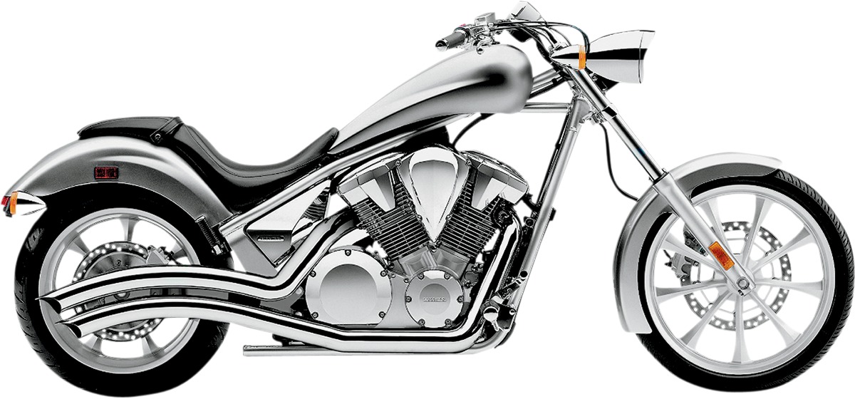 Speedster Swept Full Exhaust - For 10-20 Honda VT1300 - Click Image to Close