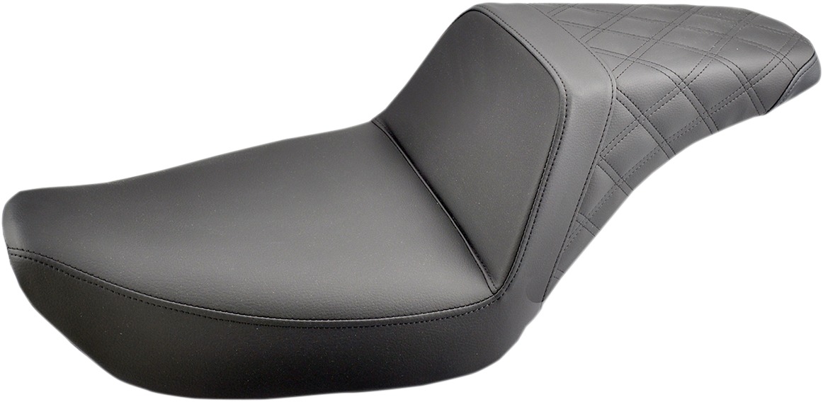 Step-Up Rear Lattice 2-Up Seat Black Gel - For 96-03 FXD Super Glide - Click Image to Close