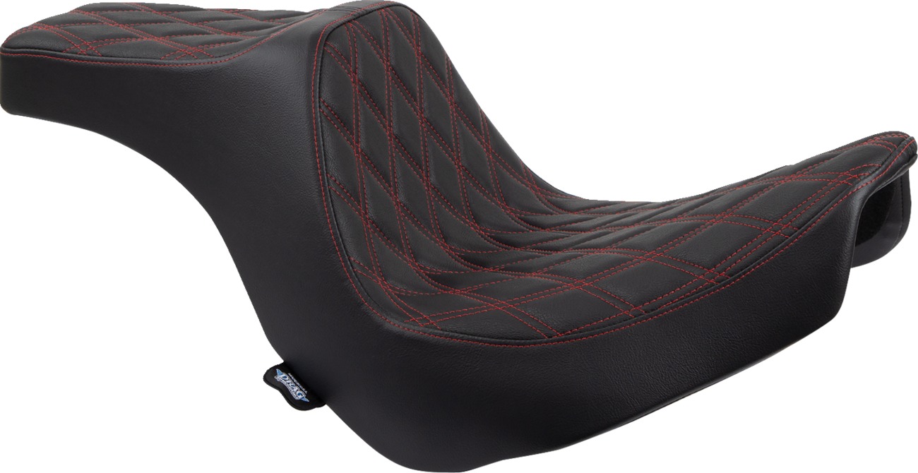 Seat Predator III Black w/ Red Stitching - For 18-23 HD FLSB FXLR/S/ST - Click Image to Close