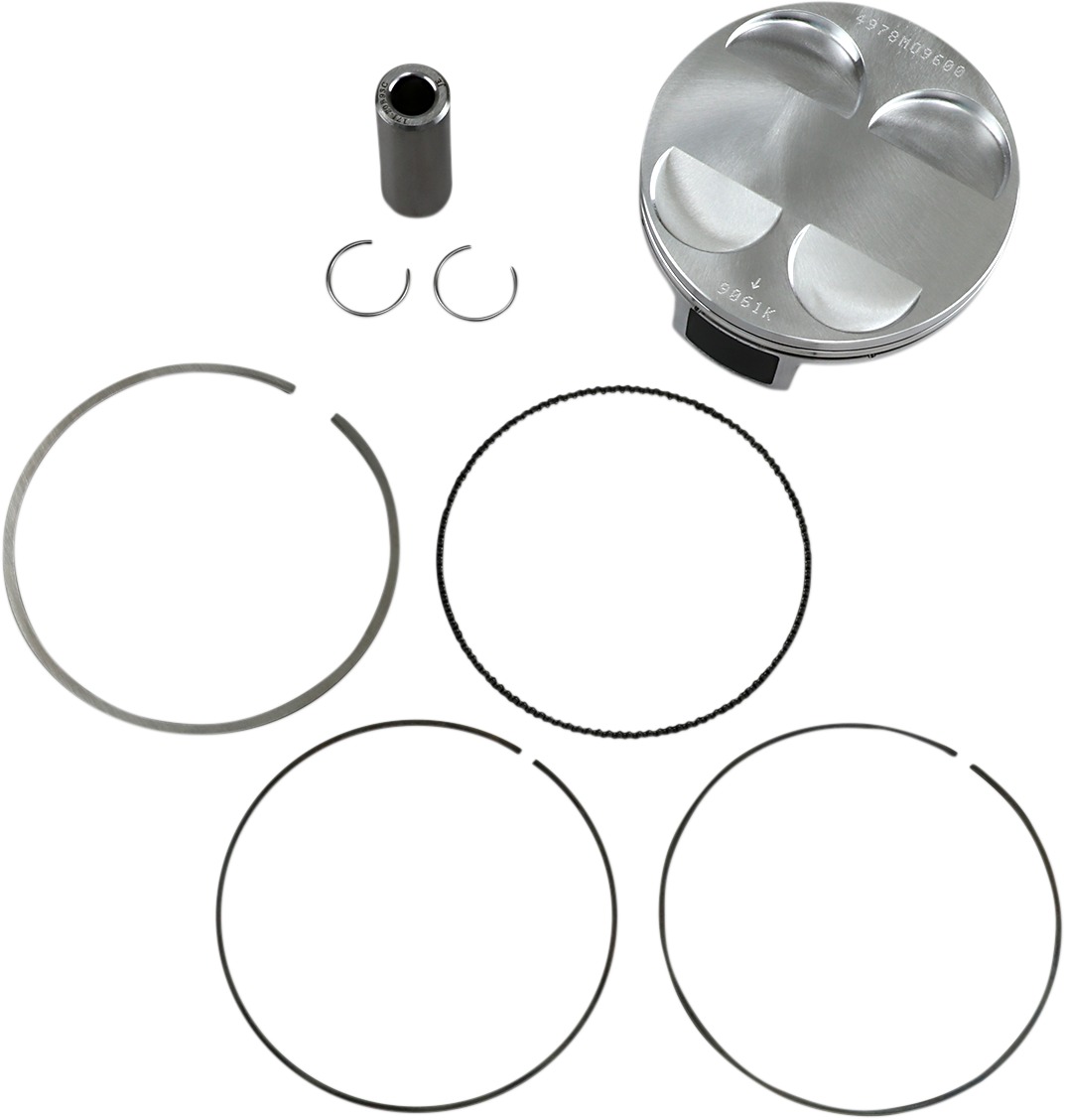 Wiseco Piston Kit 12:1 96.00mm Standard Bore Fits Honda CRF450R - Click Image to Close