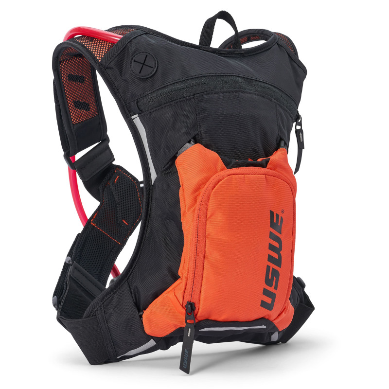 Moto Hydro Hydration Pack 3L - Black/Factory Orange - Click Image to Close