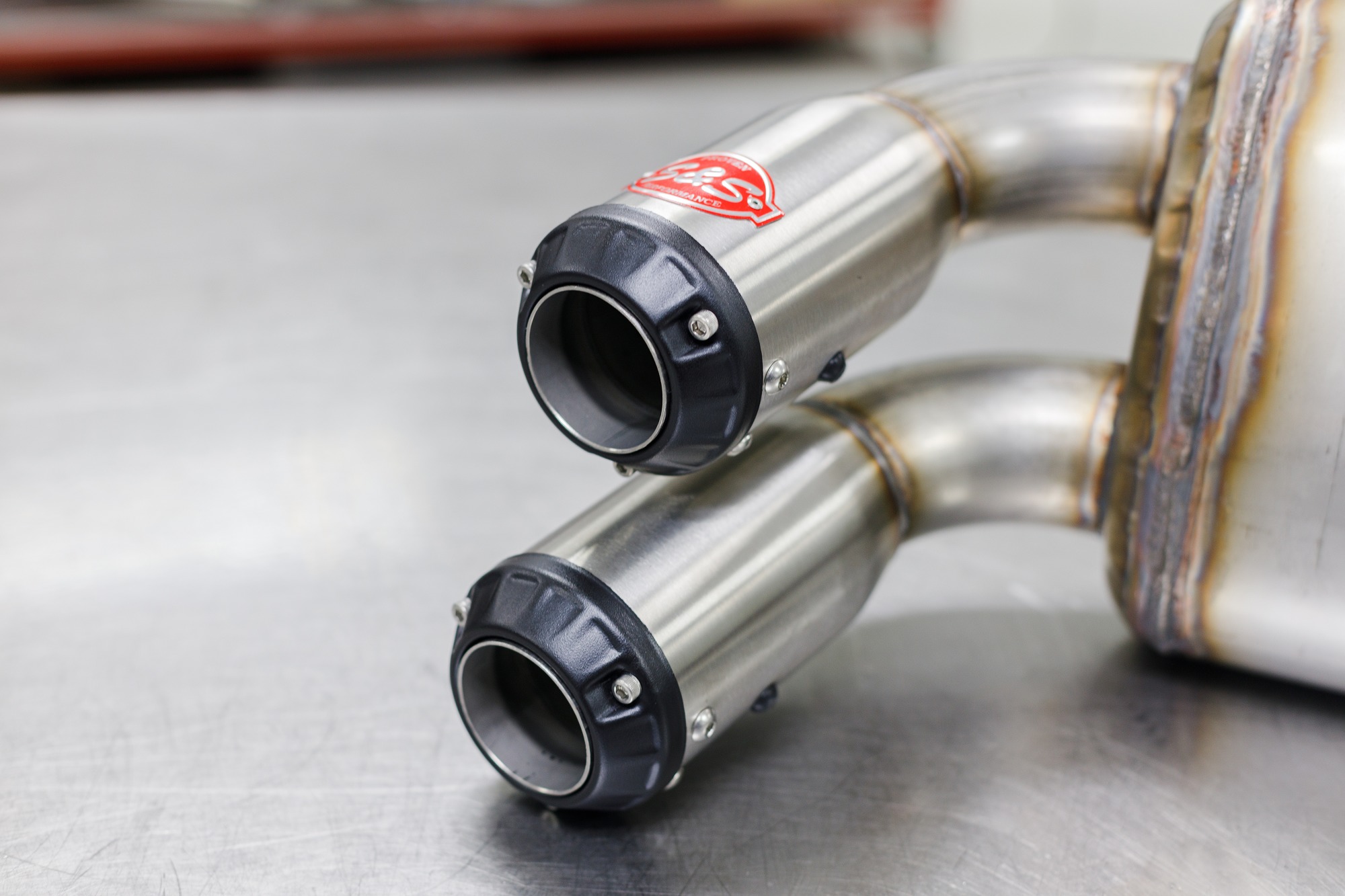 Powertune XTO Race Exhaust - For 16-21 Rzr Turbo - Race Only - Click Image to Close