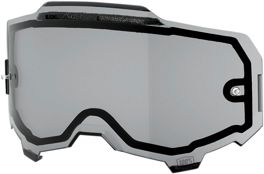 100% Armega Replacement Lens - Vtd Dual Pane Smoke Adult Size - Click Image to Close