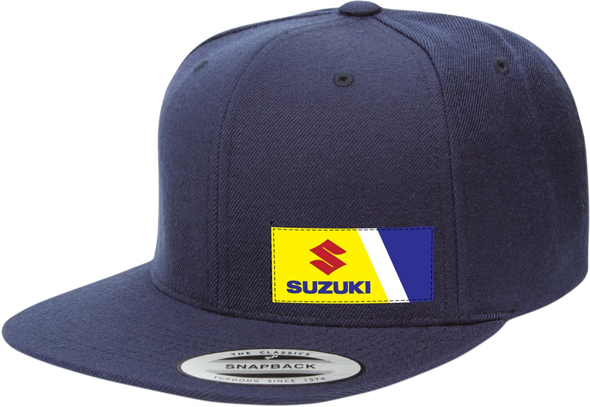 Men's Suzuki Wedge Hat - Suzuki Wedge Hat Nvy - Click Image to Close