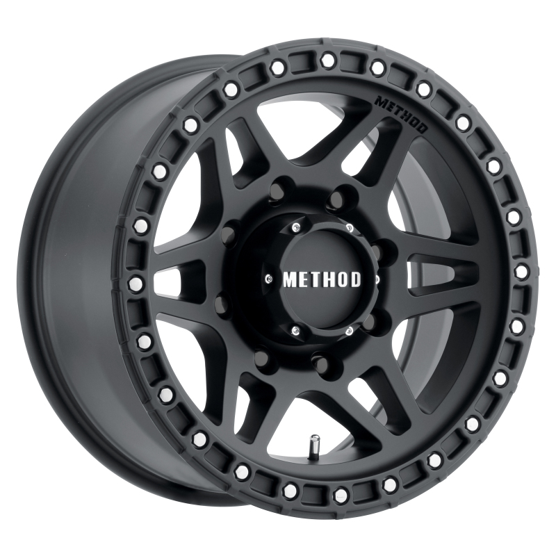 MR312 18x9 +18mm Offset 8x180 130.81mm CB Matte Black Wheel - Click Image to Close