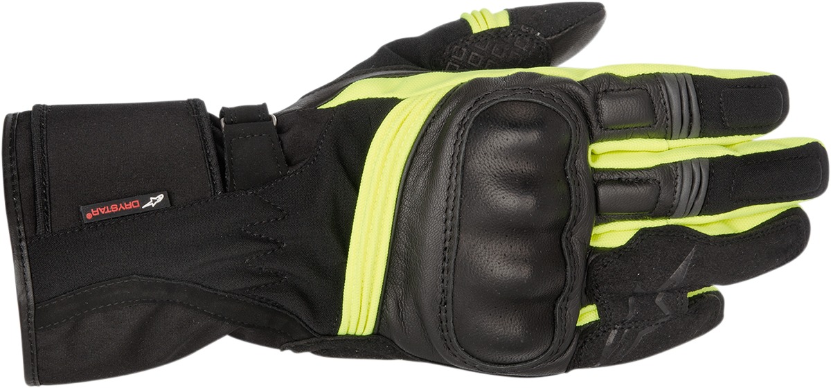 Valparaiso Street Riding Gloves Black/Yellow Small - Click Image to Close