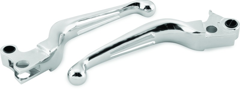 Bikers Choice Slotted Levers-Chrm 96-12 Btwn - Click Image to Close