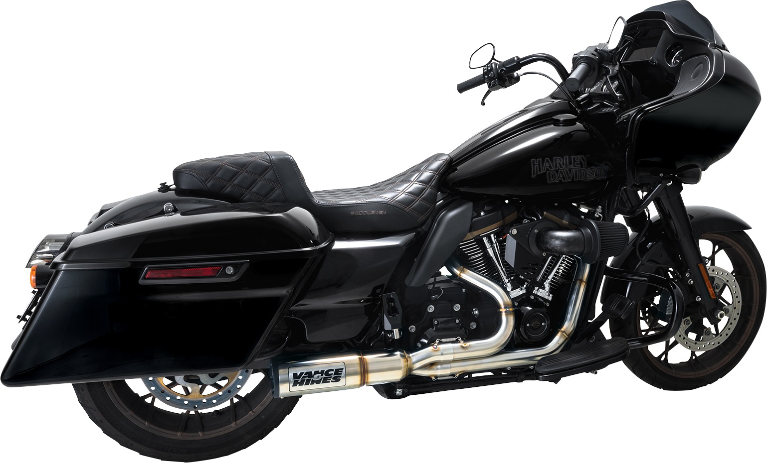 Vance & Hines HD HD Touring 17-22 HO 2-1 Full System Exhaust - Click Image to Close