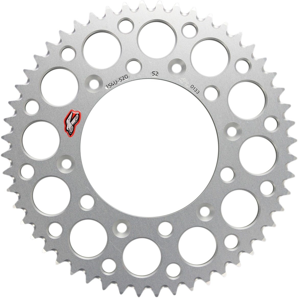 00-07 Honda CR 125R Rear Sprocket Grooved - Silver 520-52 Teeth - Click Image to Close