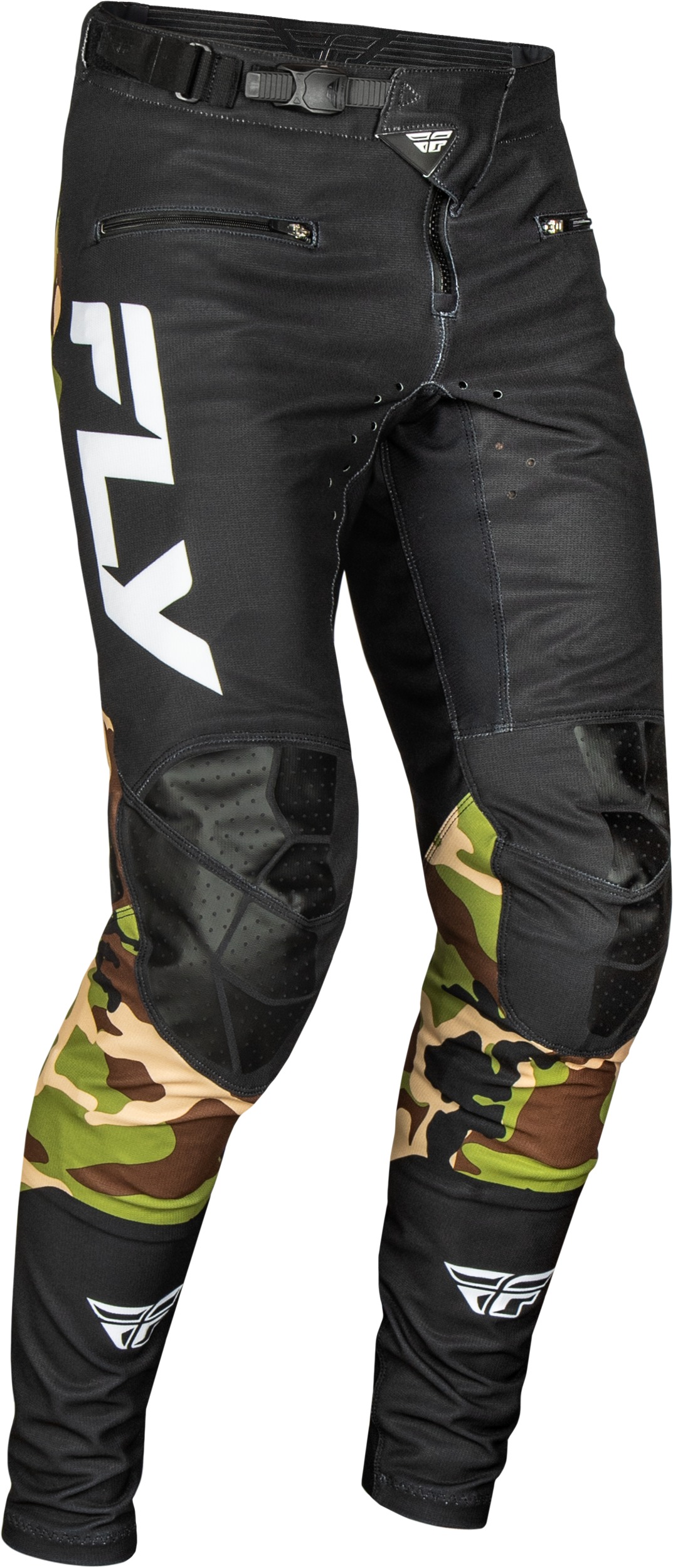 Fly Racing Rayce Bicycle Pants Black/Camo Size 38 - For BMX/MTB riders, Size 38 - Click Image to Close