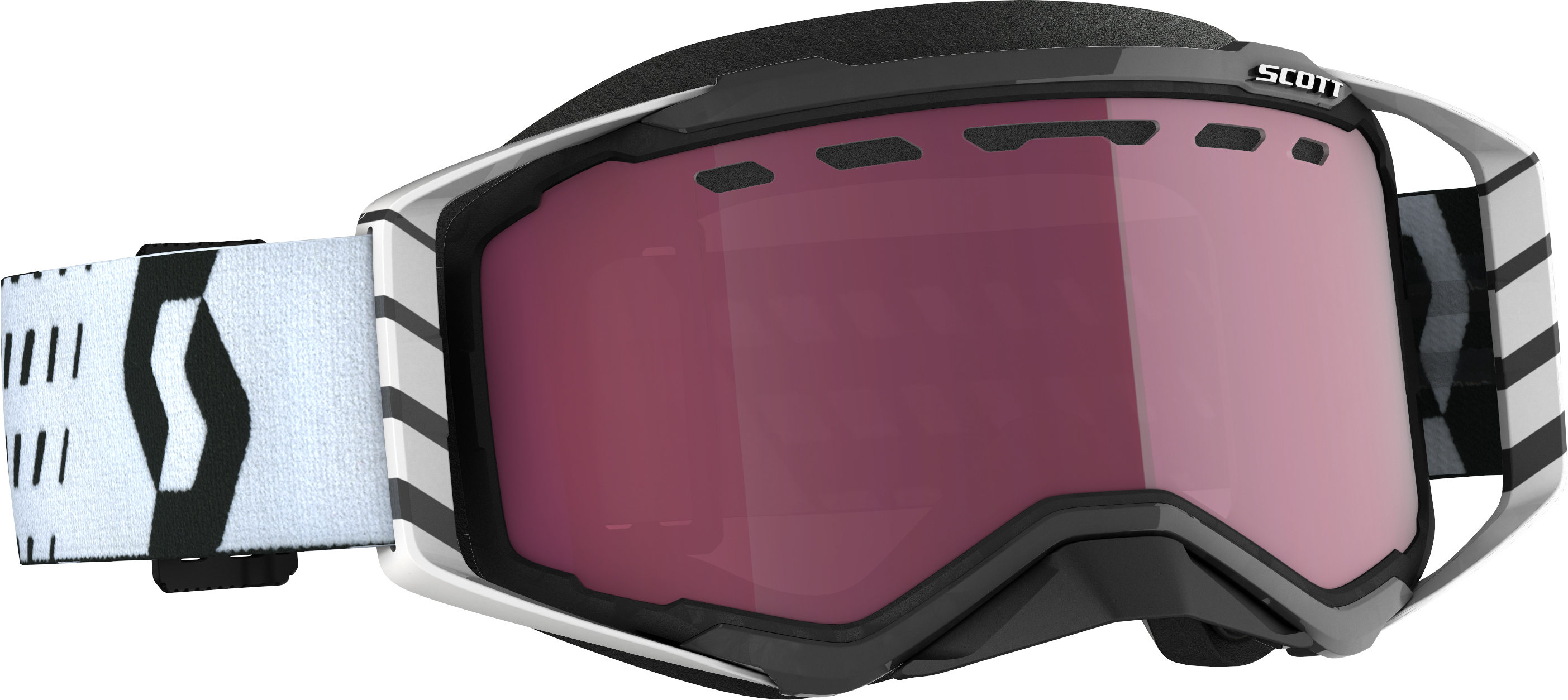 Prospect Snowcross Goggle Black/White Rose - Click Image to Close