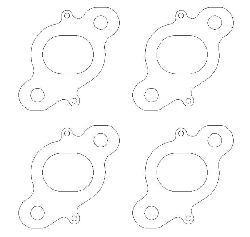 .030 inch DOHC Exhaust Gasket (4 pcs per Kit) - For Nissan CA18 DET - Click Image to Close