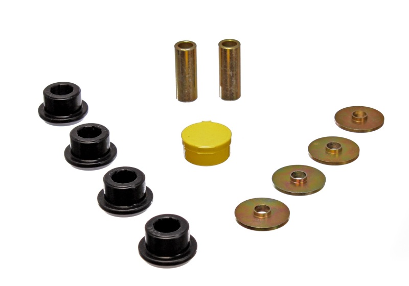 Black Rear Trailing Arm Bushing Set For 63-82 Chevrolet Corvette - Click Image to Close