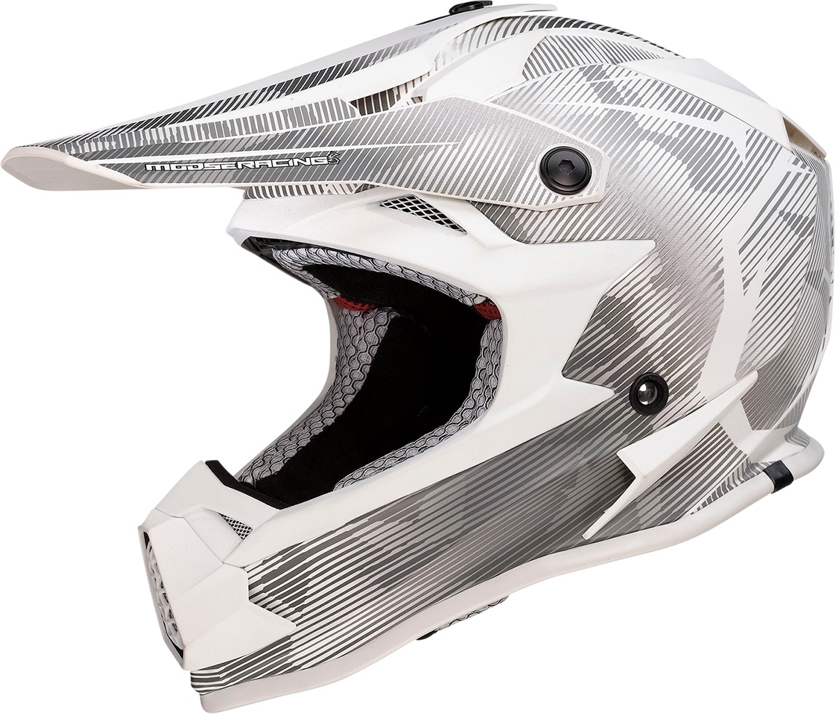 F.I. Agroid Camo White Gray Helmet Youth SM - Click Image to Close