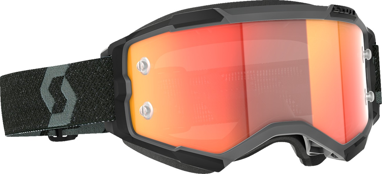 Scott Fury Adult Goggles - Black/Orange Chrome - Click Image to Close