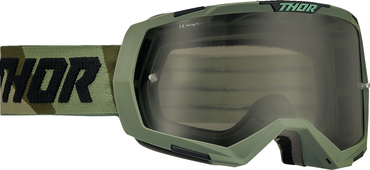 Regiment Goggles - Camo w/ Smoke Lens - Click Image to Close