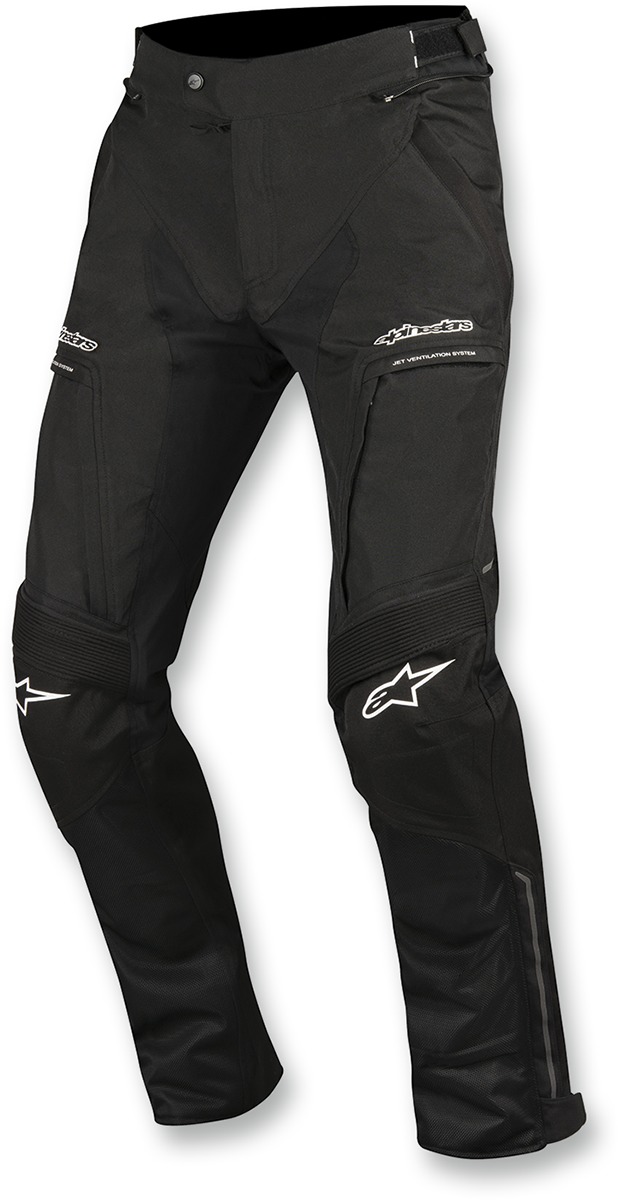 Ramjet Air Street Motorcycle Pants Black/White US 3X-Large - Click Image to Close