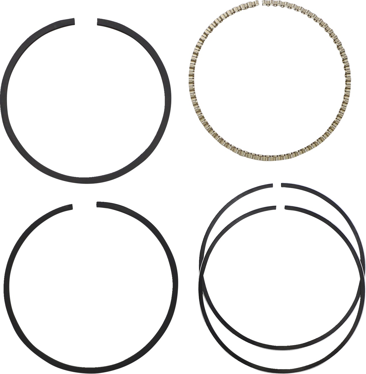 Moly Rings for Sportsters - 1200Cc Moly Ring Set Std - Click Image to Close