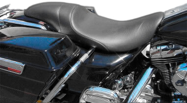 Shorthop 2-Up XL Seat Low&Back - For 97-07 Harley FLHR RoadKing - Click Image to Close