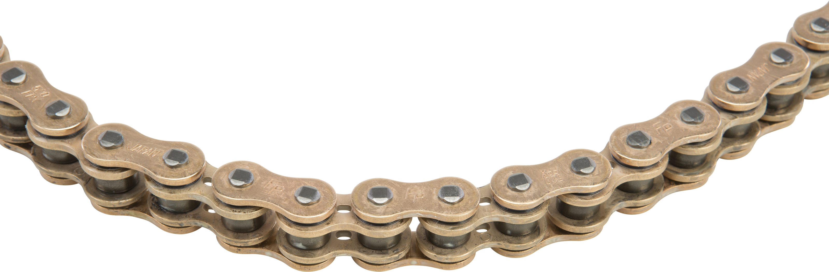 X-Ring Sealed Chain 520 Pitch X 150 Links Gold - Click Image to Close