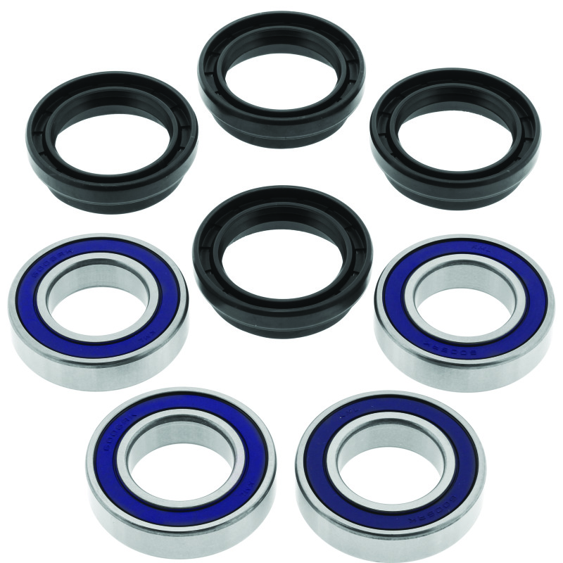 2002 Yamaha YFM660 Grizzly 4x4 (02) Rear ATV Wheel Bearing & Seal Kit - Click Image to Close