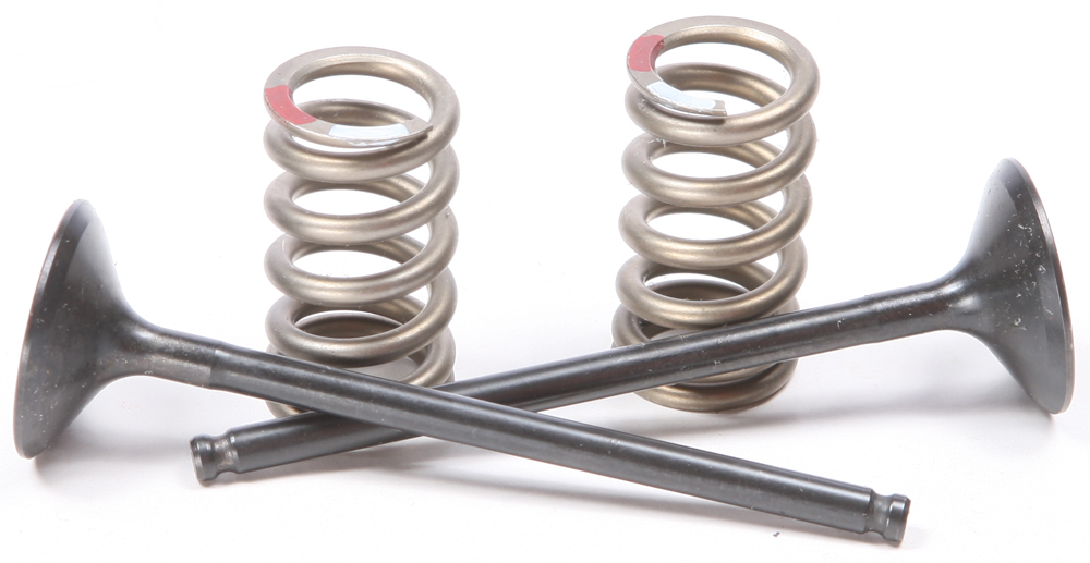 Steel Exhaust Valve/Spring Kit - For 14-20 Yamaha WR250F YZ250F/FX - Click Image to Close