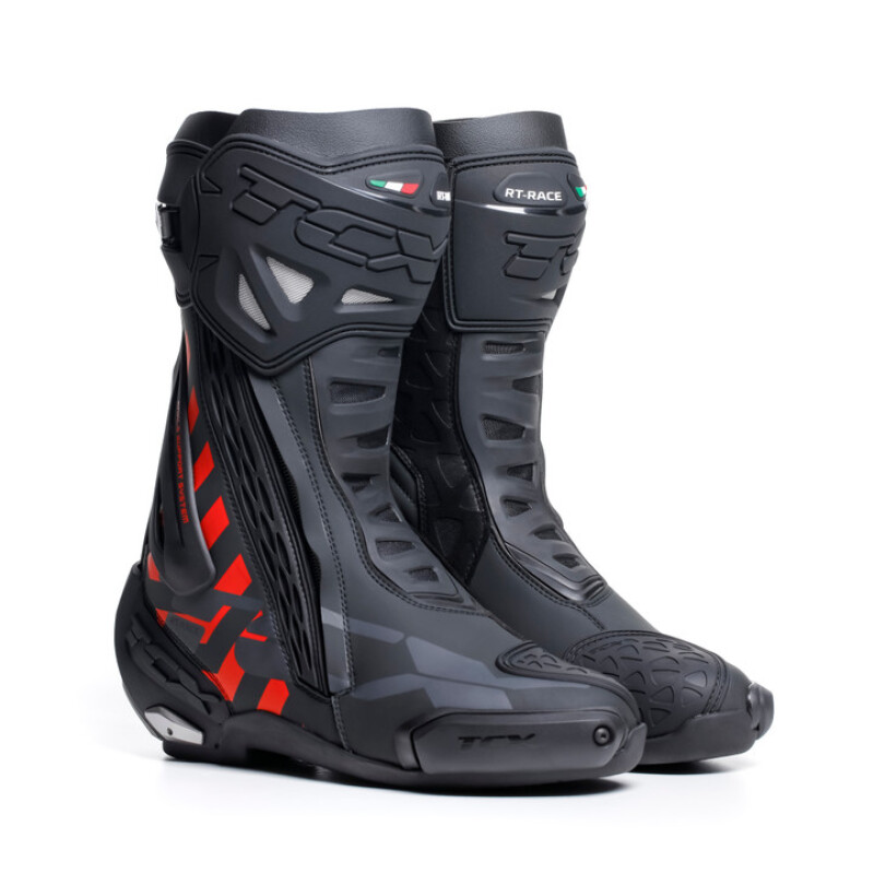 TCX RT-Race Boot Black/Red Size 40 - Black/Red race boot, size 40 - Click Image to Close