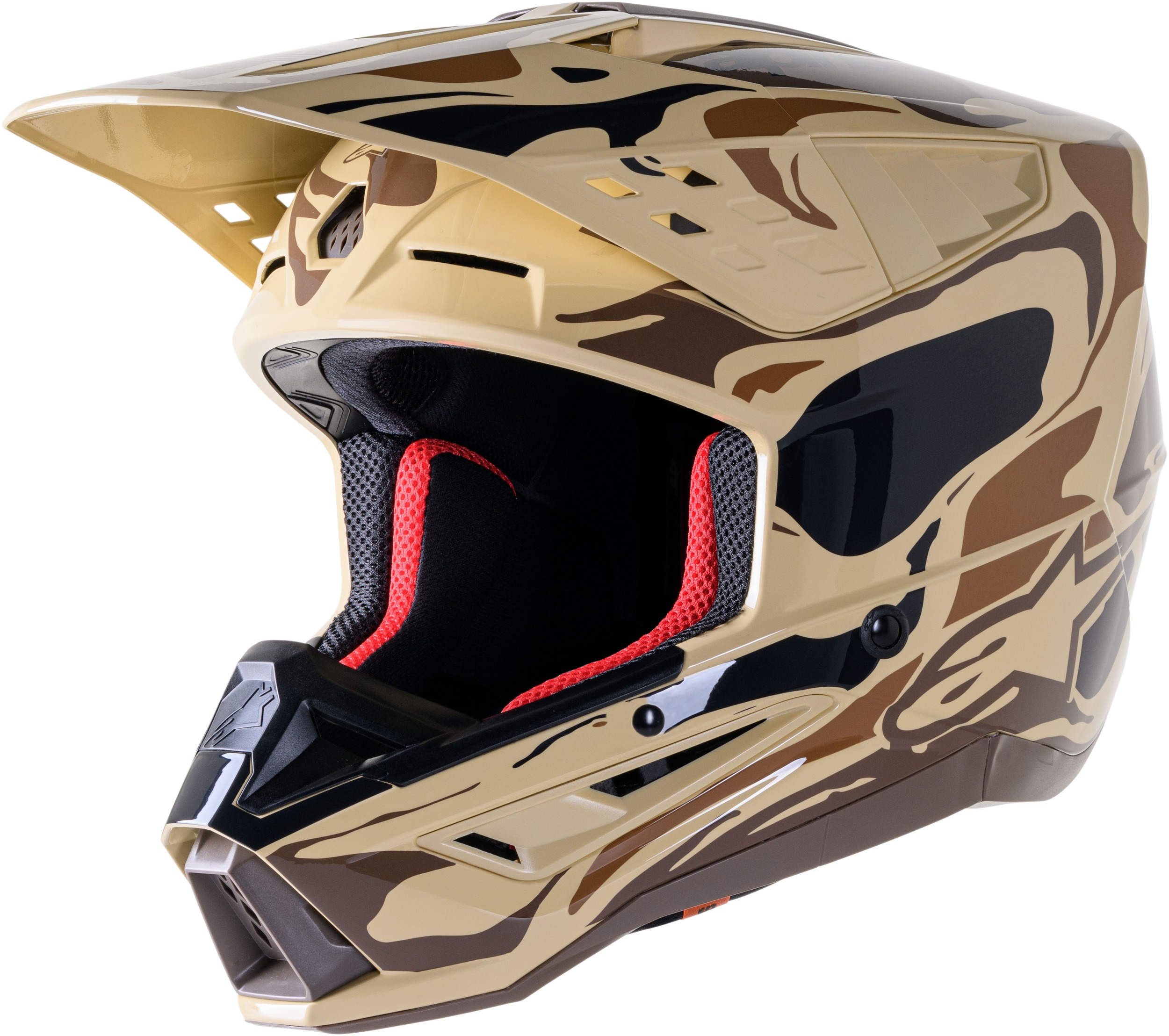 S-M5 Mineral Helmet Dark Brown/Kangaroo Matte For XL - Fits size XL For optimal safety and comfort - Click Image to Close